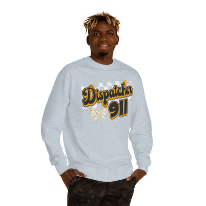 Dispatcher 911 Crewneck Sweatshirt — Emergency Dispatcher Gift