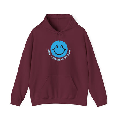 Calm Mind Healthy Body Smiley Hoodie