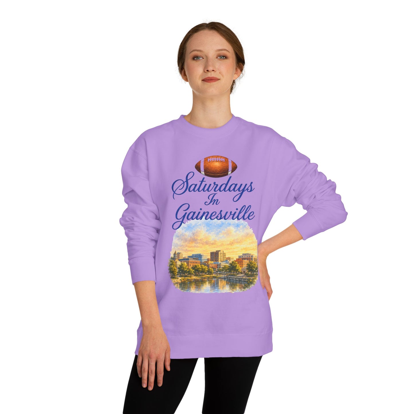 Saturdays in Gainesville Sweatshirt — Football City Skyline Crewneck