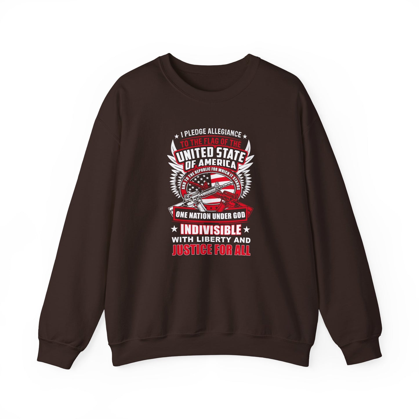 I Pledge Allegiance To the Flag of the of America The Reporlic for Which It Stands One Nation Under God Indivisible With Liberty and Justice for All Sweatshirt