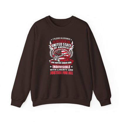 I Pledge Allegiance To the Flag of the of America The Reporlic for Which It Stands One Nation Under God Indivisible With Liberty and Justice for All Sweatshirt