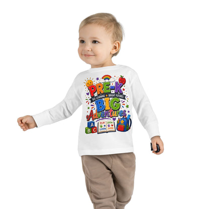 Pre-K Big Adventures Toddler Long Sleeve Tee