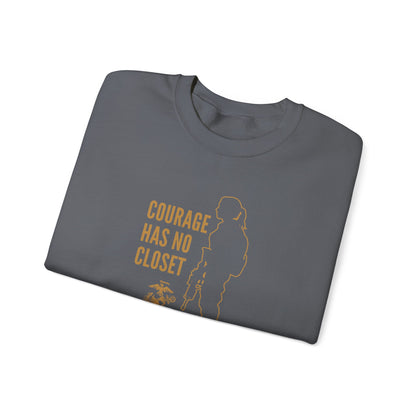 Courage Has No Closet US Marines Crewneck Sweatshirt