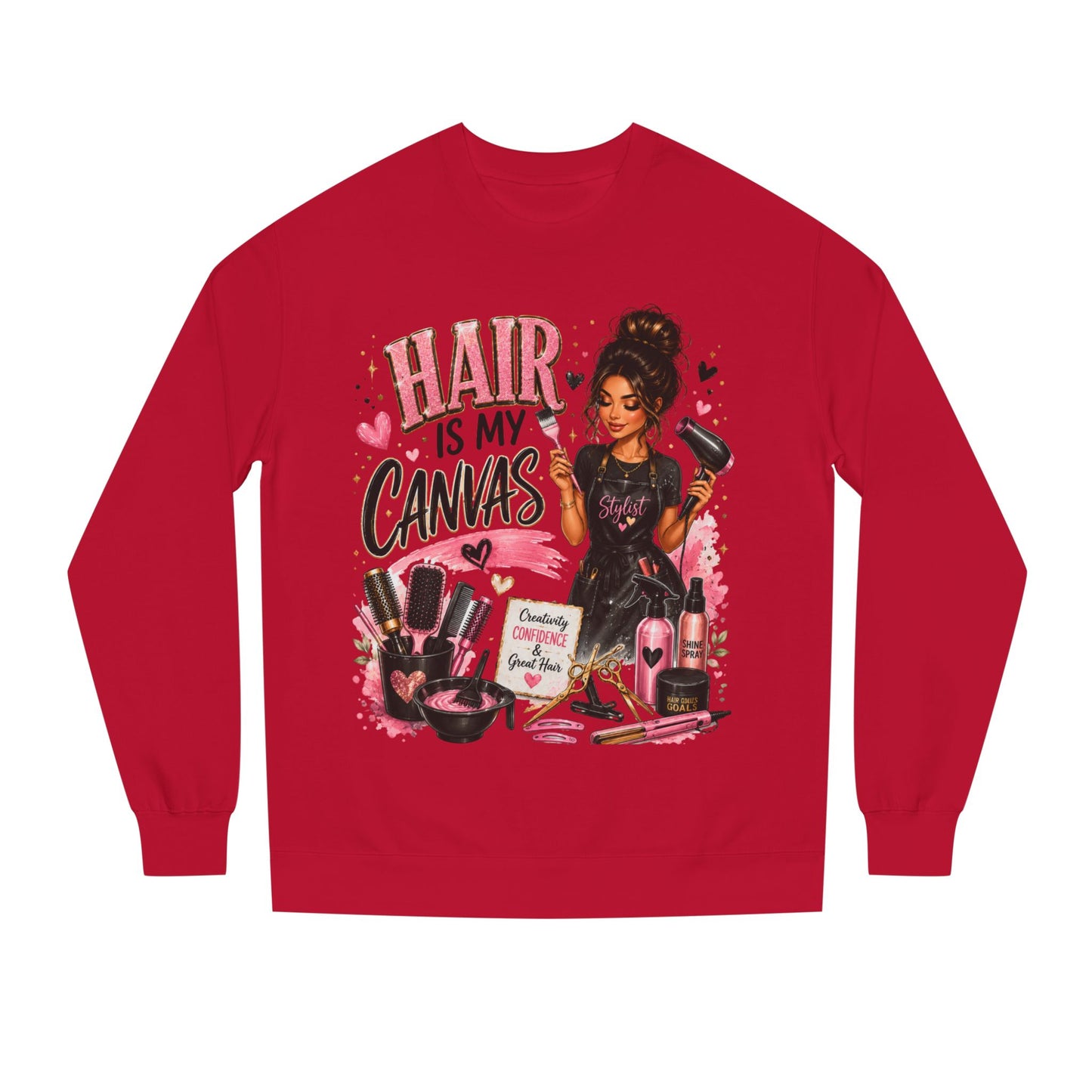 Hair Is My Canvas Sweatshirt