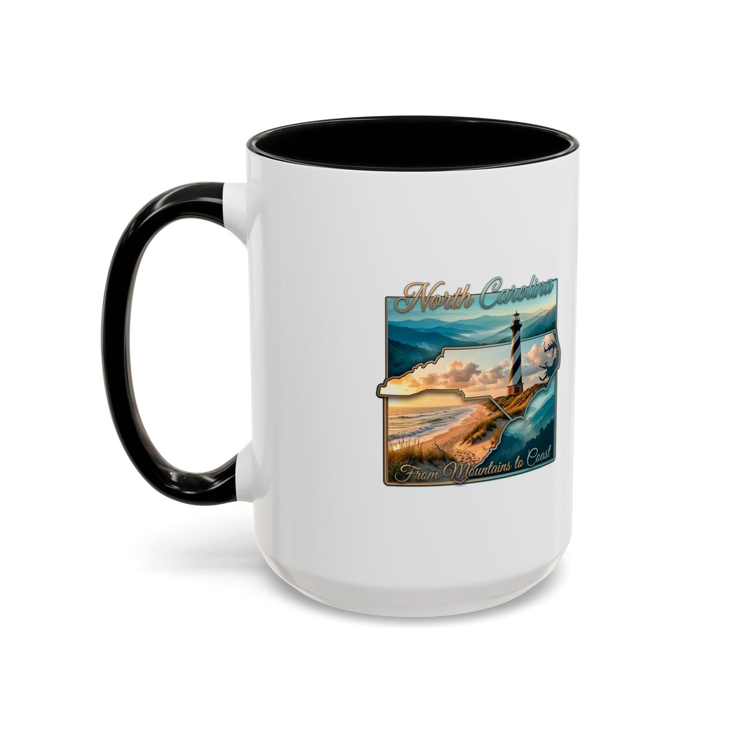 Coastal Lighthouse Coffee Mug – From Mountains to Coast Accent Mug