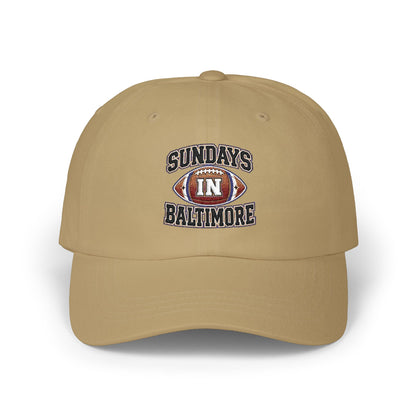 Sundays in Baltimore Dad Cap – Casual Football Baseball Hat