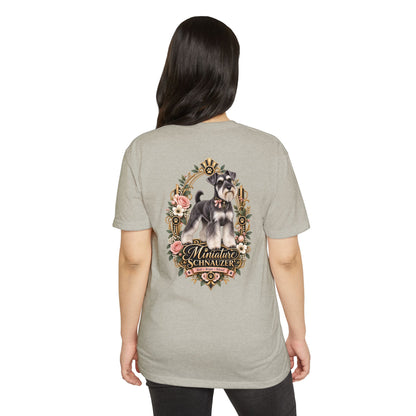 Miniature Schnauzer Floral Tee