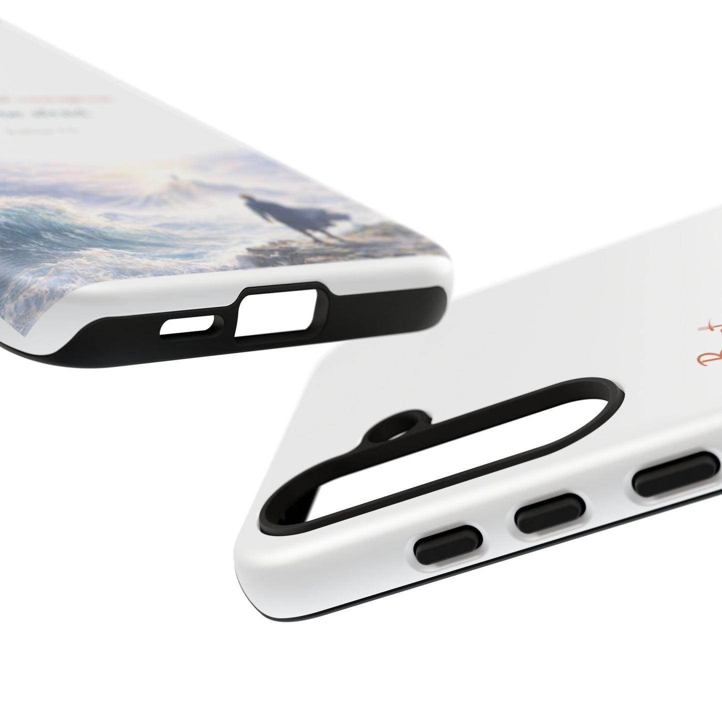 Inspirational 'Be Strong and Courageous' Phone Case — Joshua 1:9 Christian Protective Tough Case