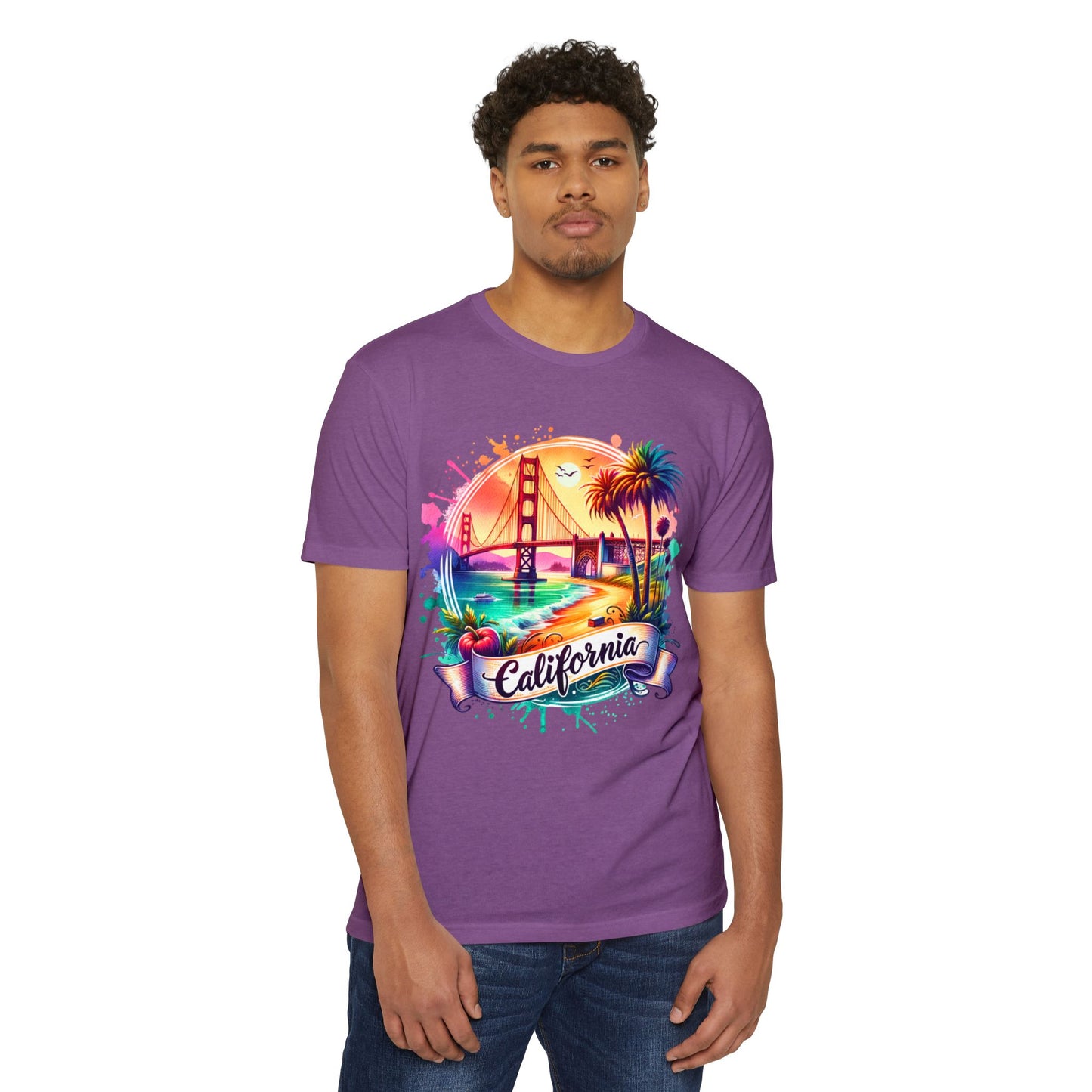 California Sunset T-Shirt — Golden Gate Palm Beach Graphic Tee