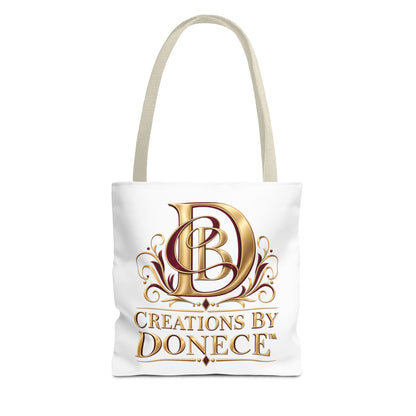 Creations by Donece Gold Logo Tote