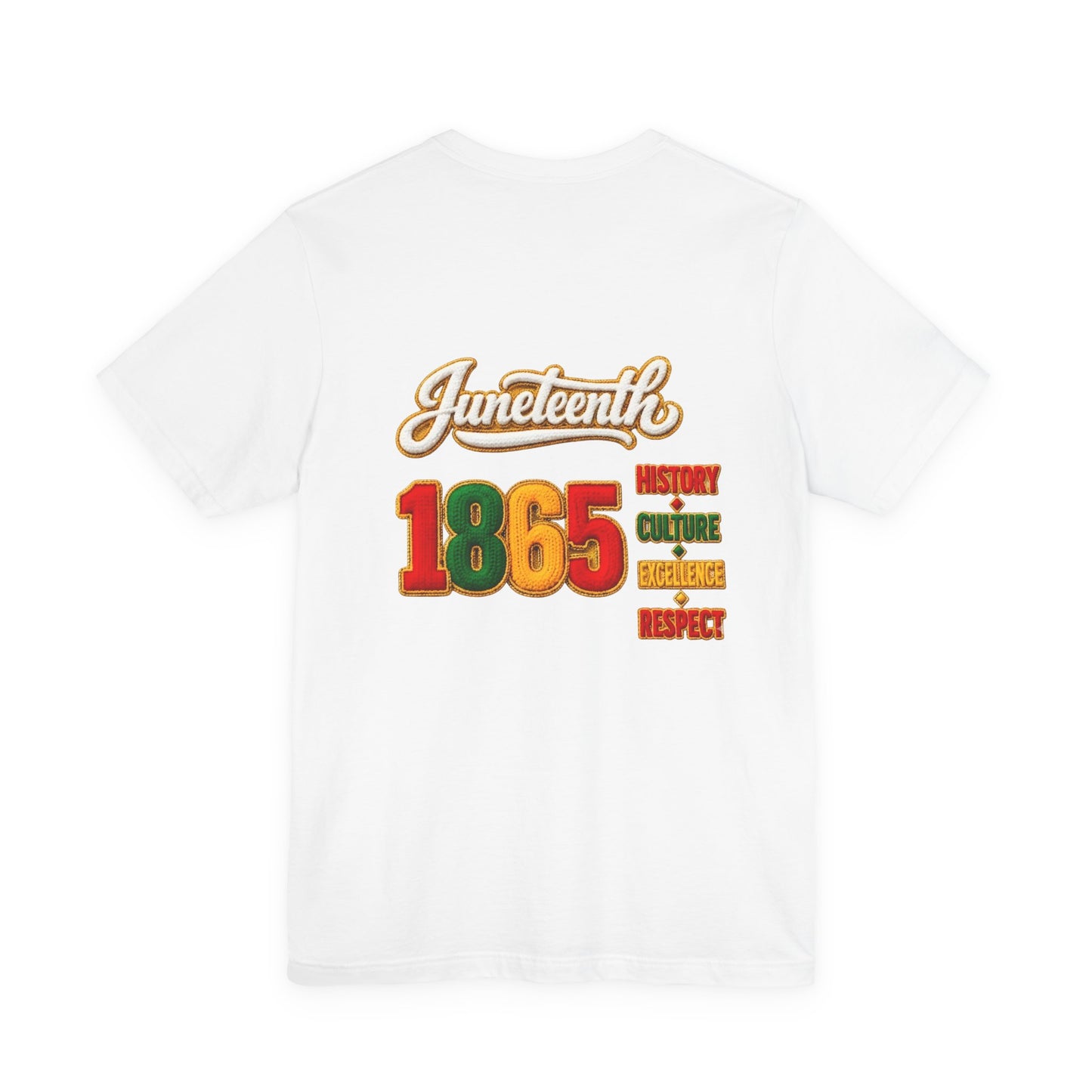 Juneteenth 1865 Tee — History • Culture • Excellence • Respect T-Shirt