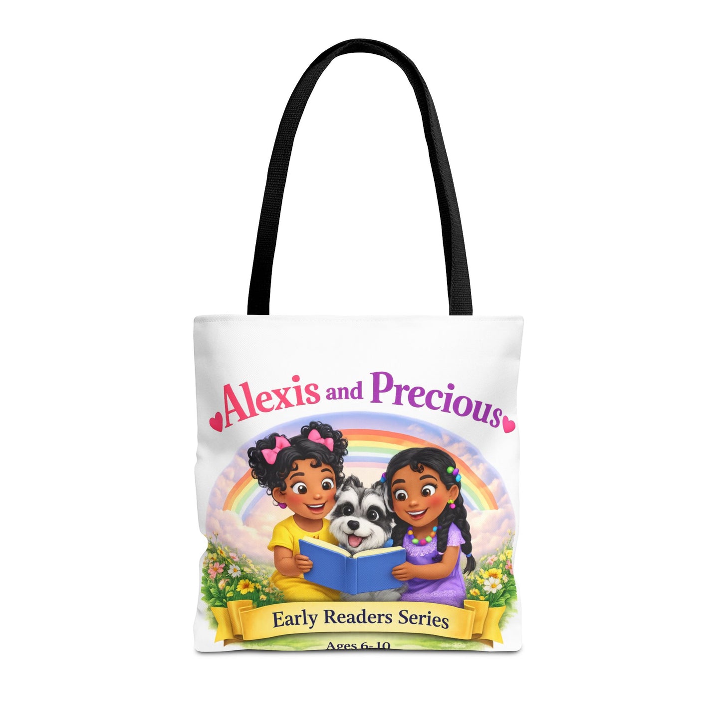 Children's Tote Bag – "Alexis and Precious" Early Readers Book Design