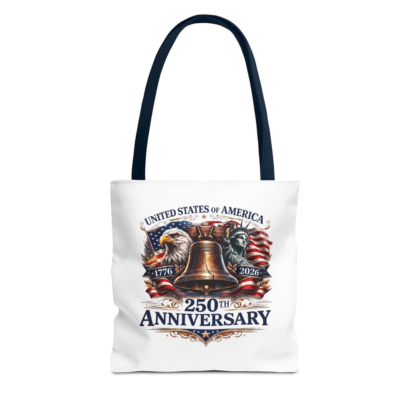 Anniversary Tote Bag — "United States of America 250th Anniversary" Liberty Bell Design