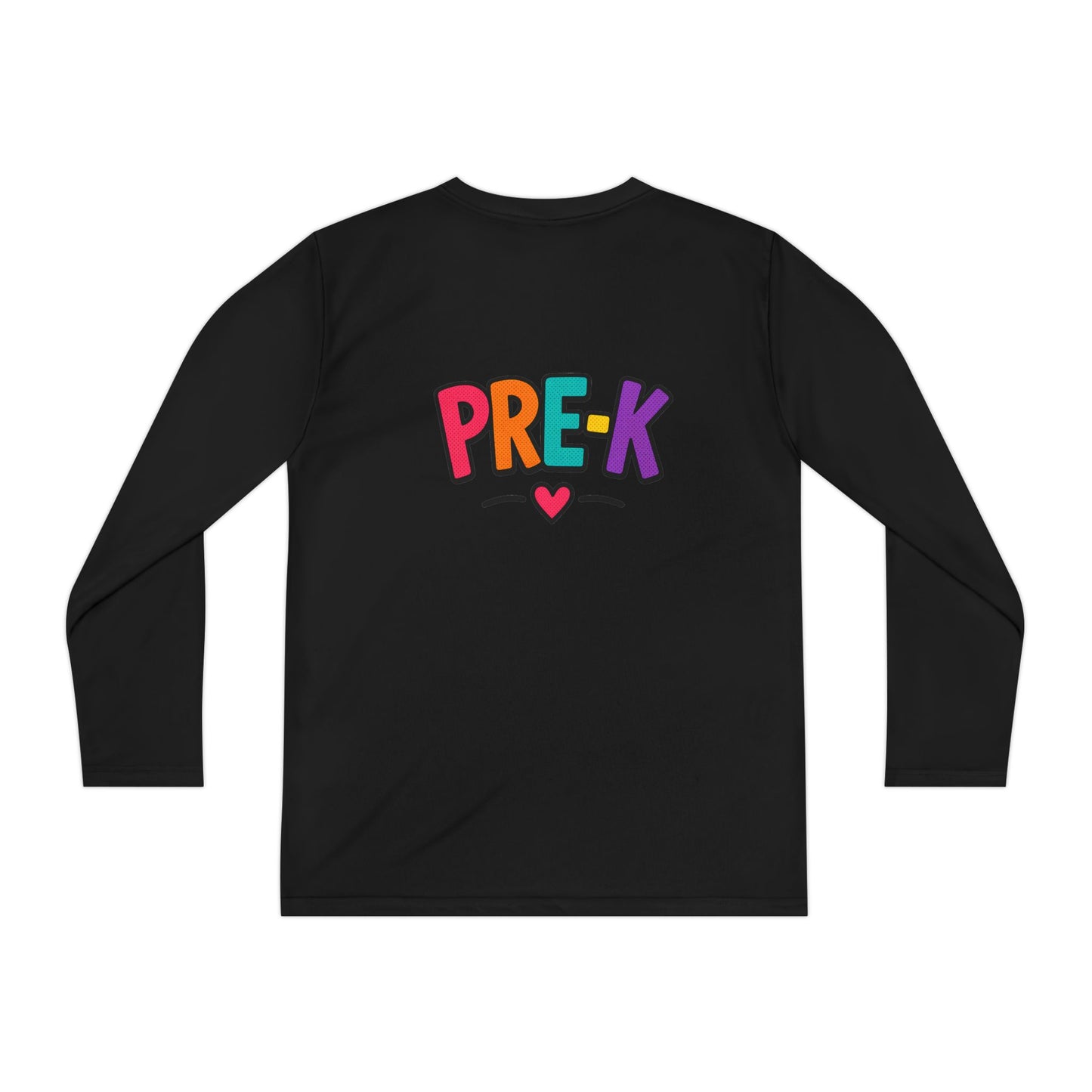 Pre-K Kids Long Sleeve Tee — Colorful Cute PreK Shirt for Preschoolers