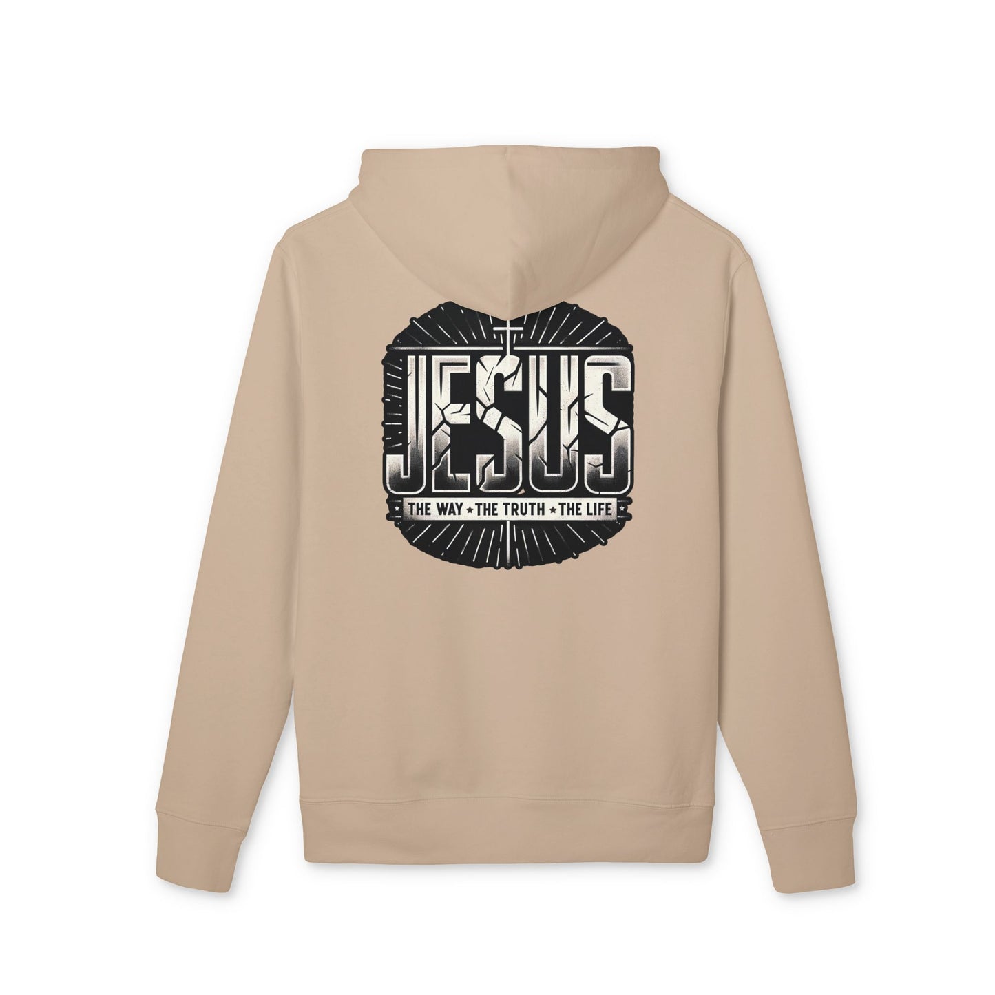 Jesus Hoodie — “Jesus: The Way • The Truth • The Life” Graphic Pullover