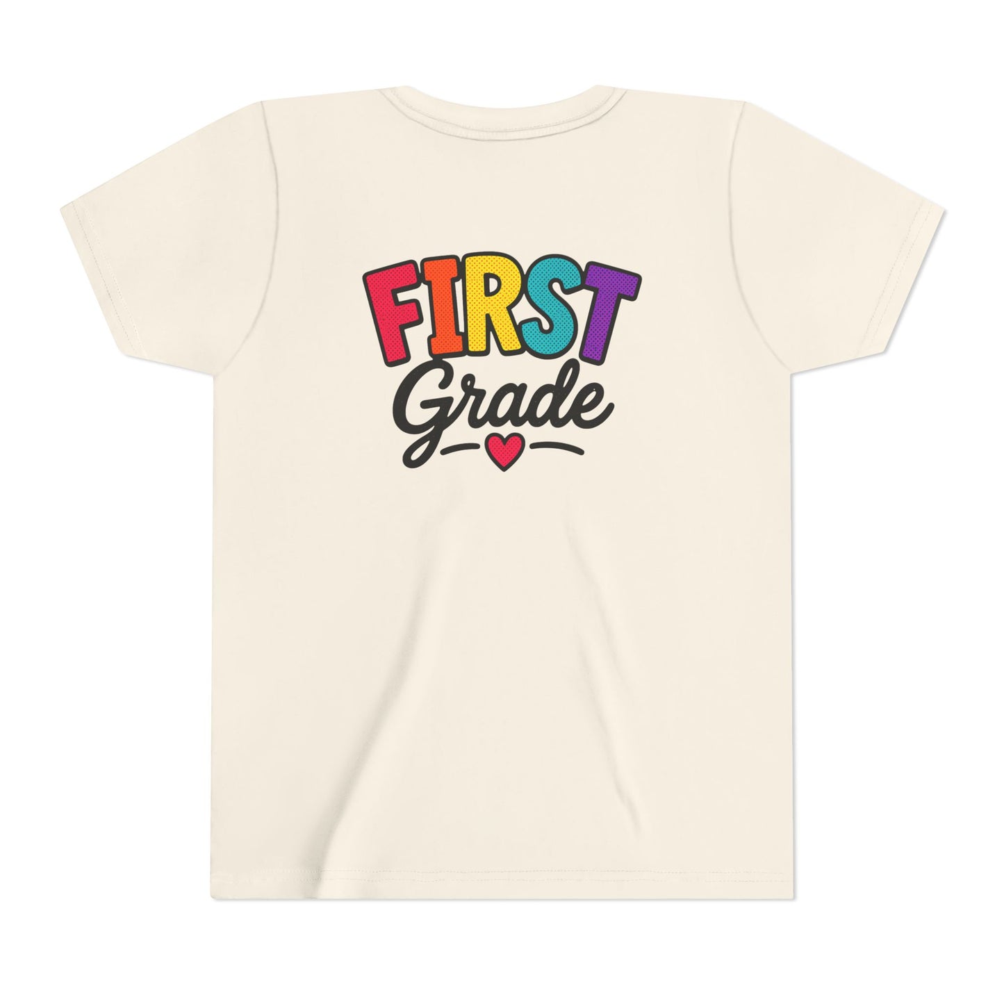 First Grade Youth T‑Shirt — Colorful Back-to-School Tee