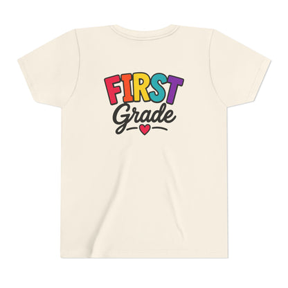 First Grade Youth T‑Shirt — Colorful Back-to-School Tee