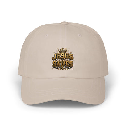 Jesus Saves Dad Cap - Embroidered Christian Baseball Hat