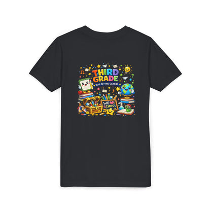 Third Grade Kids Tee — "Third Grade Out of the Classroom" Back-to-School Youth Shirt