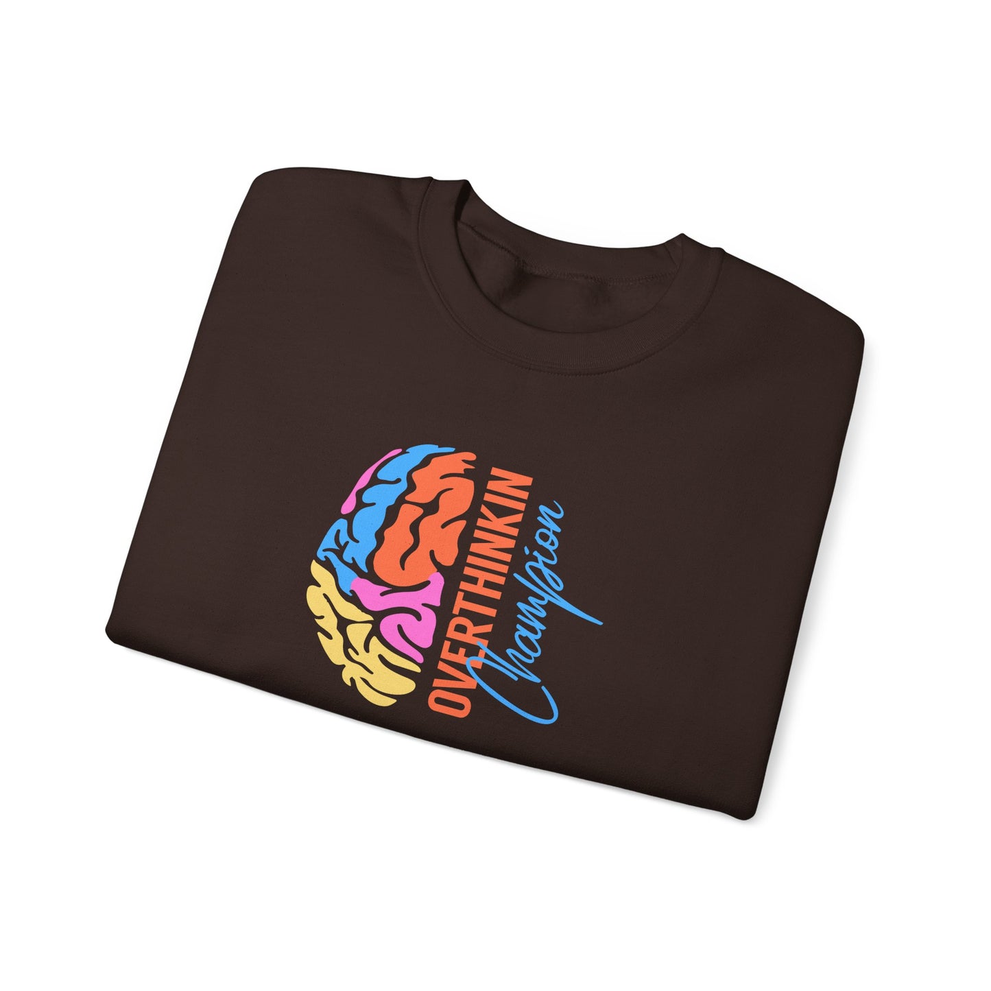 Overthinking Brain Crewneck Sweatshirt