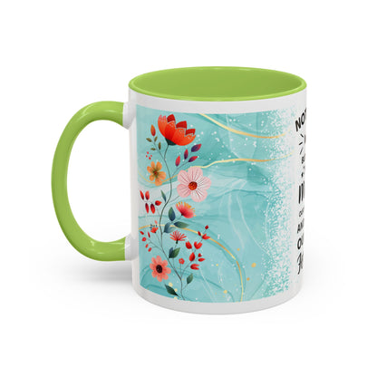 Mother Coffee Mug — “Not Just a Word but a Whole World” Floral Gift (11/15oz)