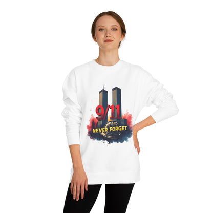 9/11 Never Forget Sweatshirt — Twin Towers Memorial Crewneck