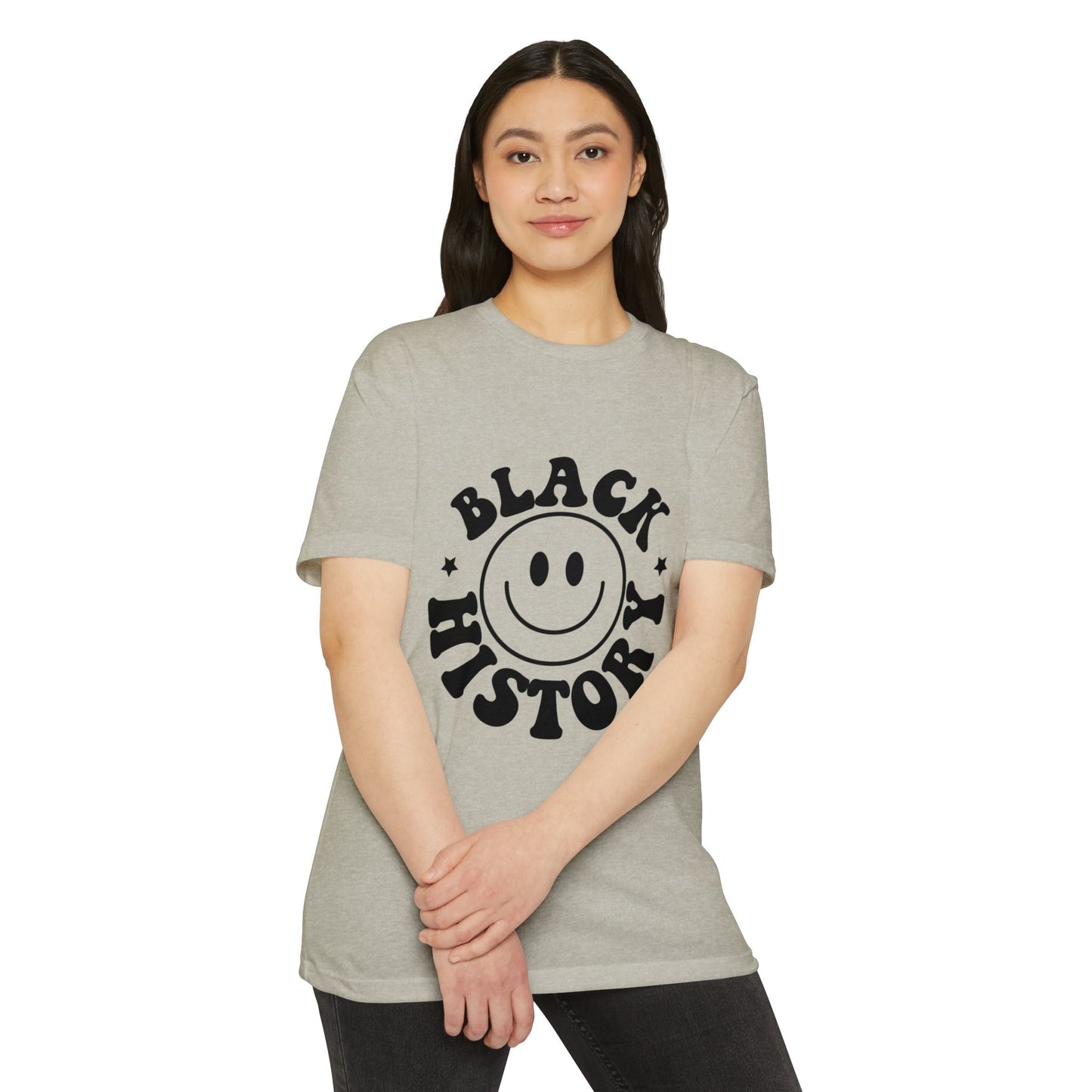 Black History Smiley T-Shirt – Retro Retro Vibe Celebration Tee
