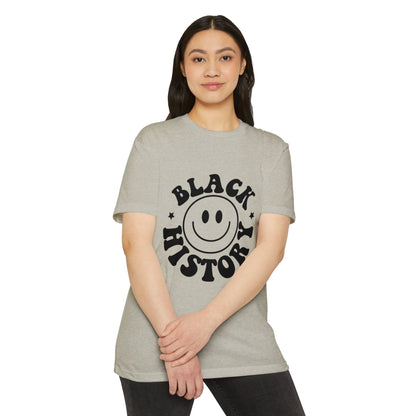 Black History Smiley T-Shirt – Retro Retro Vibe Celebration Tee