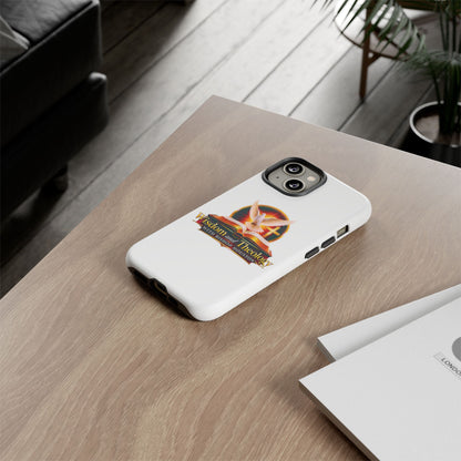 Wisdom and Theology Phone Case — Christian Dove & Cross Protective Tough Case