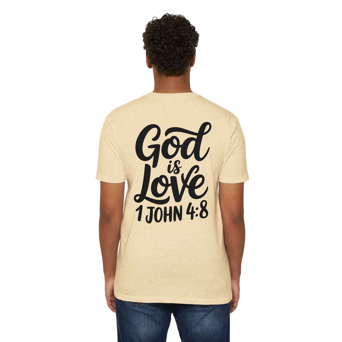 God Is Love T-Shirt - 1 John 4:8 Inspirational Christian Tee