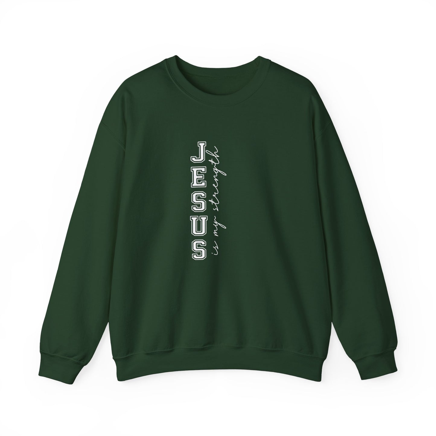 Jesus Vertical Script Sweatshirt