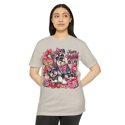 Mother's Day Schnauzer T-Shirt — Happy Mother's Day Dog Mom Tee