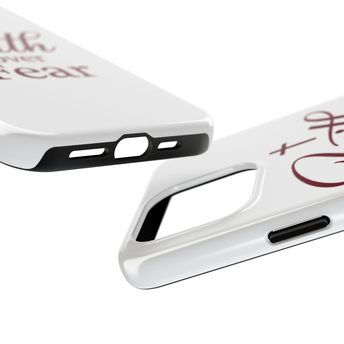Faith Over Fear Tough Phone Case — Christian Inspirational Protective Phone Cover