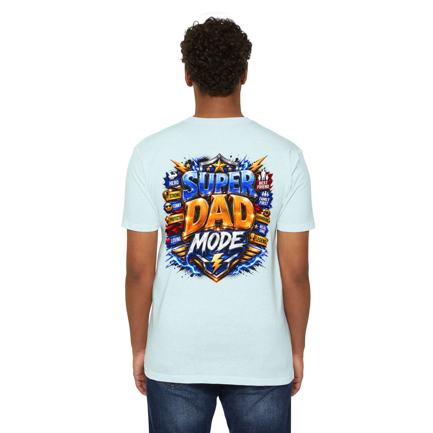 Super Dad Mode T-Shirt — Bold Father’s Day Graphic Tee
