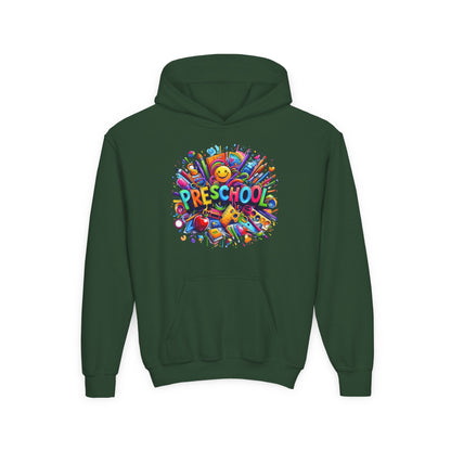 Preschool Kids Hoodie — Colorful Back-to-School Preschool Design