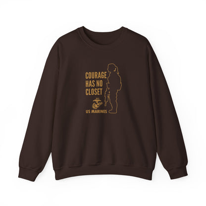 Courage Has No Closet US Marines Crewneck Sweatshirt