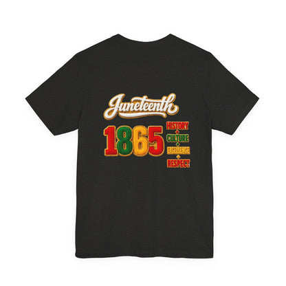 Juneteenth 1865 Tee — History • Culture • Excellence • Respect T-Shirt
