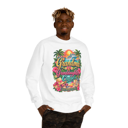 Grandma & Granddaughter Cruise Sweatshirt — Tropical Matching Trip Crewneck