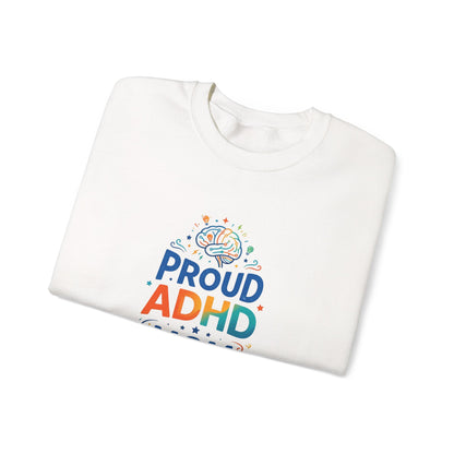 Proud ADHD Mom Crewneck Sweatshirt