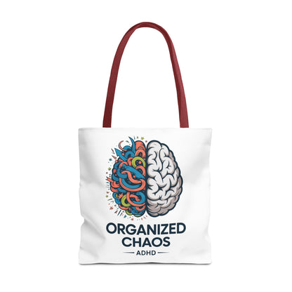 ADHD Tote Bag — "Organized Chaos" Brain Design