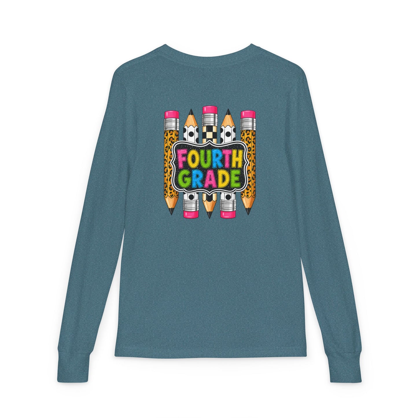 Fourth Grade Pencils Youth Long Sleeve Tee