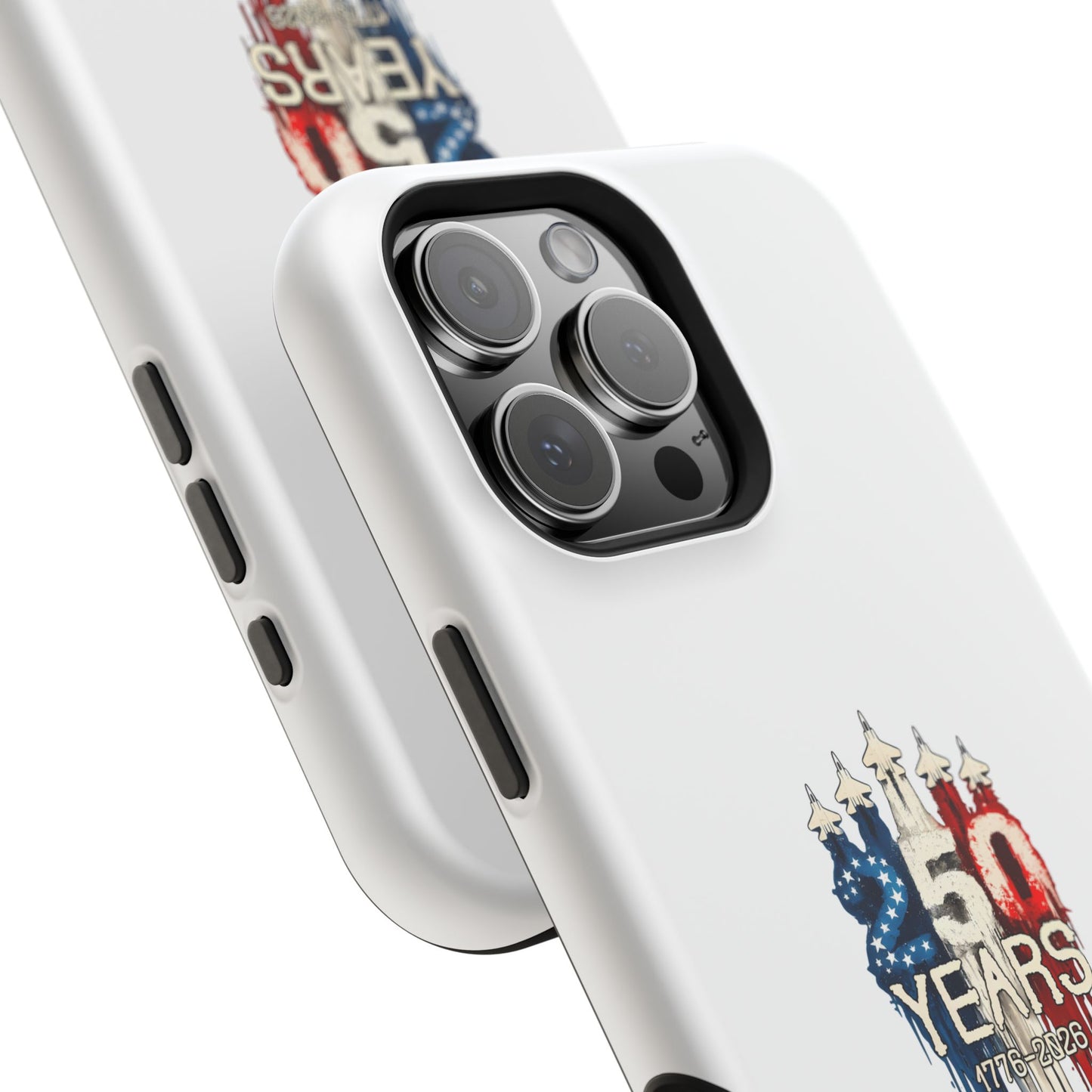 50 Years Patriotic iPhone Case — American Flag Anniversary Magnetic Impact-Resistant Case