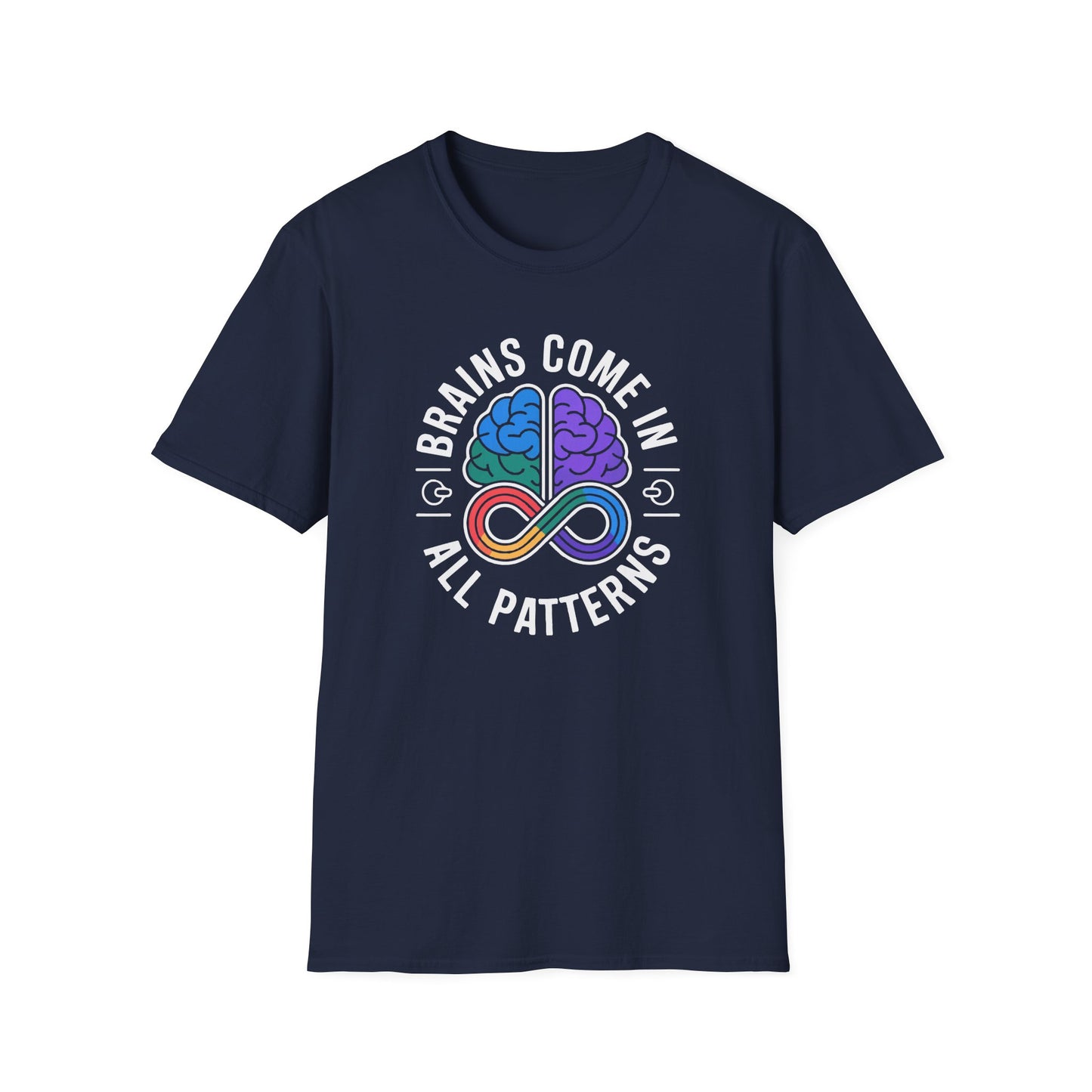 Brains Come in All Patterns T-Shirt