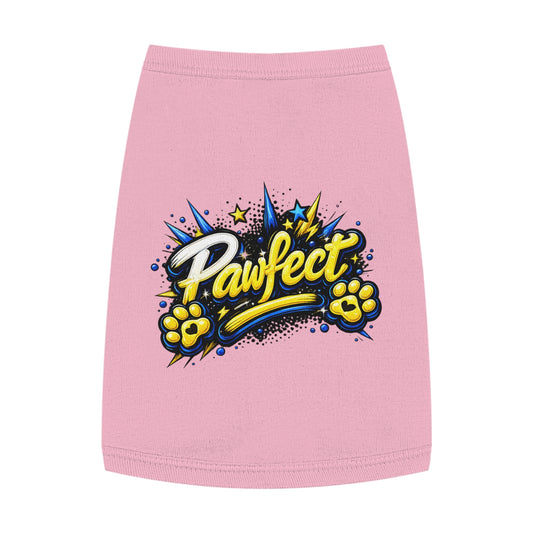 Pawfect Pet Tank Top — Cute Paw Print Dog & Cat Shirt