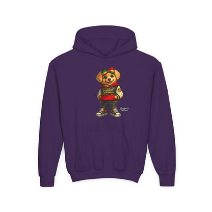 Youth Hoodie — 'Proud Heritage' Teddy Bear Streetwear Kids Pullover