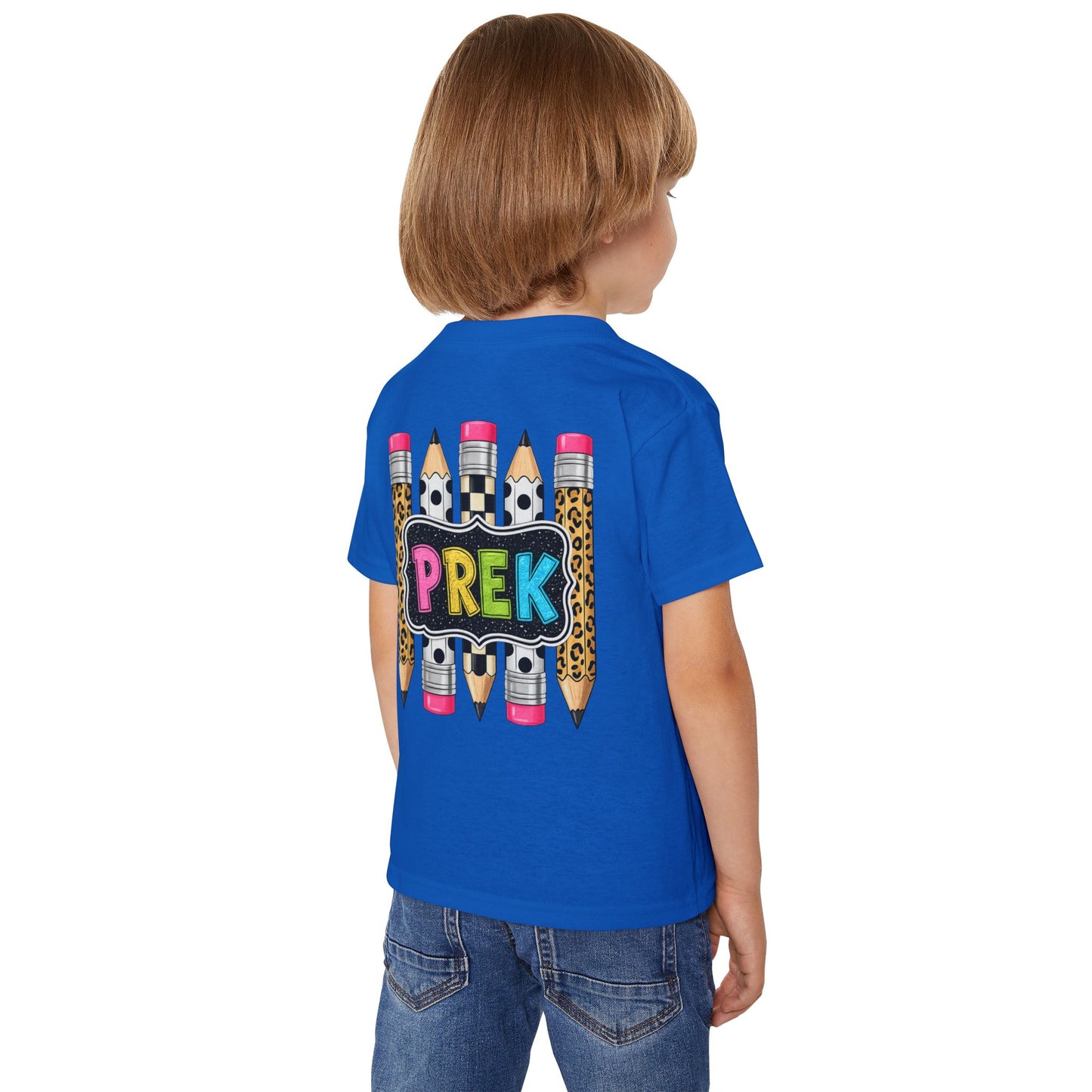 PREK Toddler T-Shirt — Colorful Pencils Back-to-School Tee