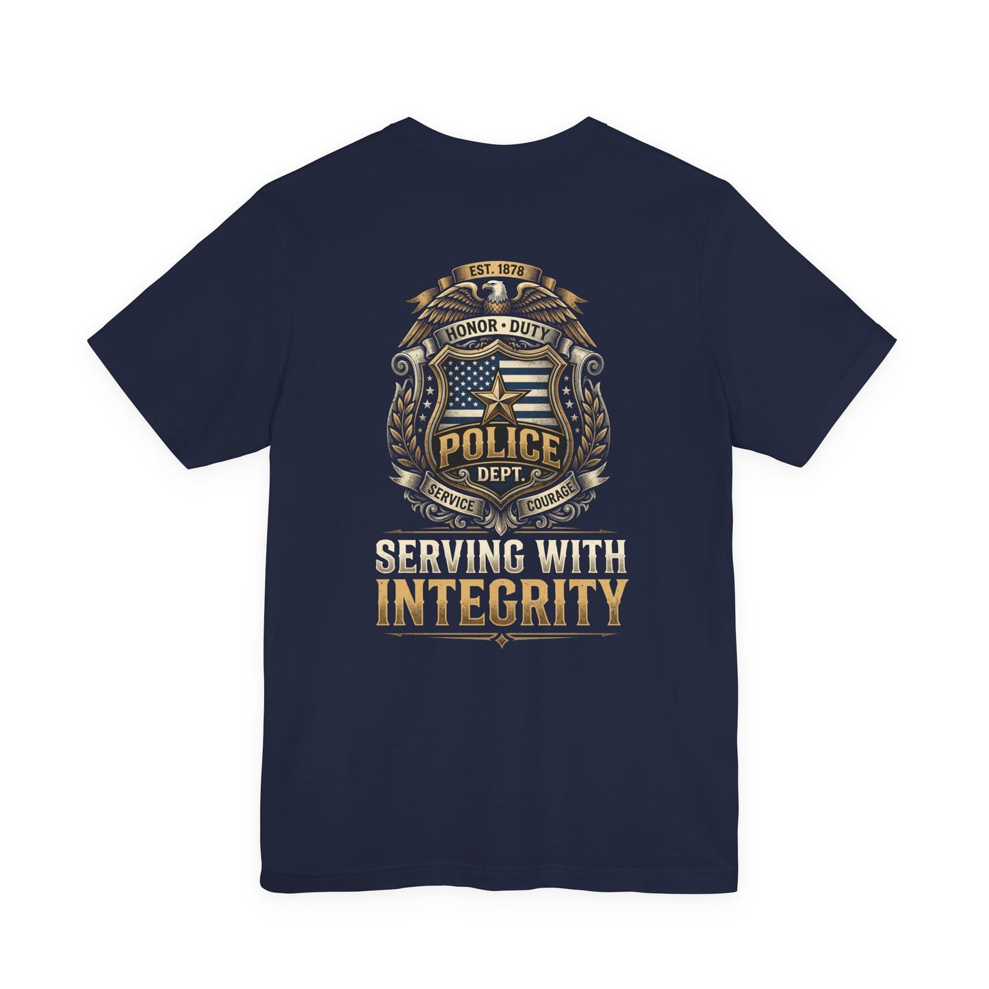 Police Badge 'Serving With Integrity' T-Shirt