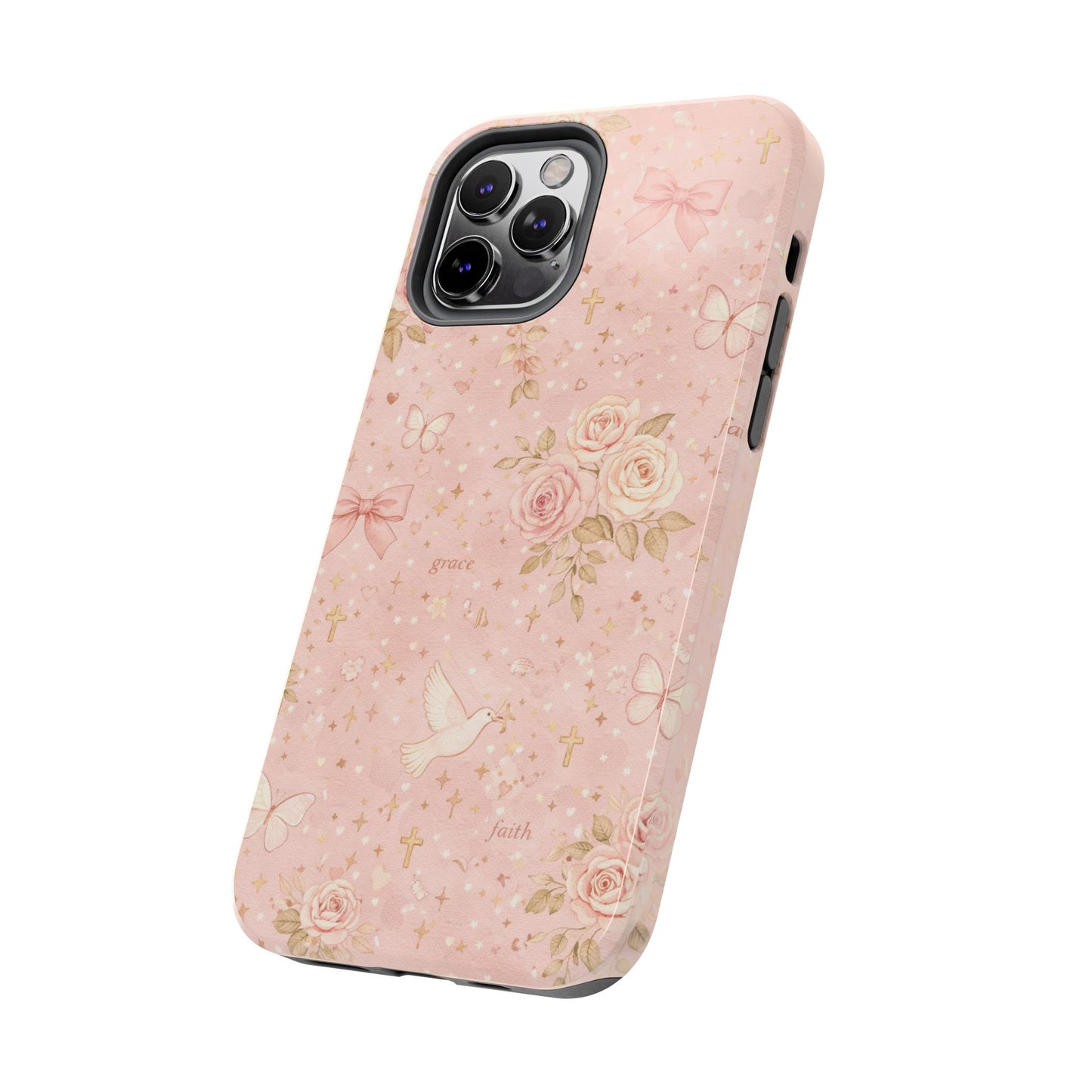 Grace Faith Phone Case | Christian floral iPhone Case