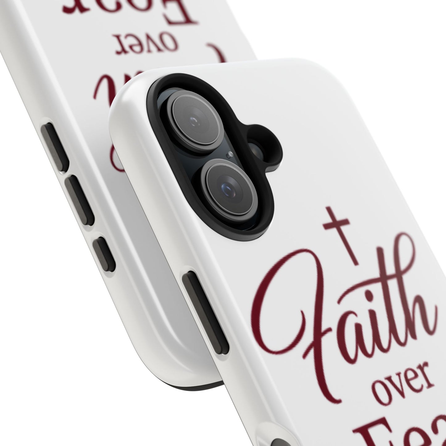 Faith Over Fear Tough Phone Case — Christian Inspirational Protective Phone Cover