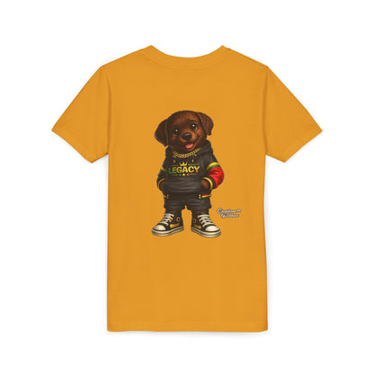 Youth Dog Tee — 'Legacy' Streetwear Puppy Graphic Shirt